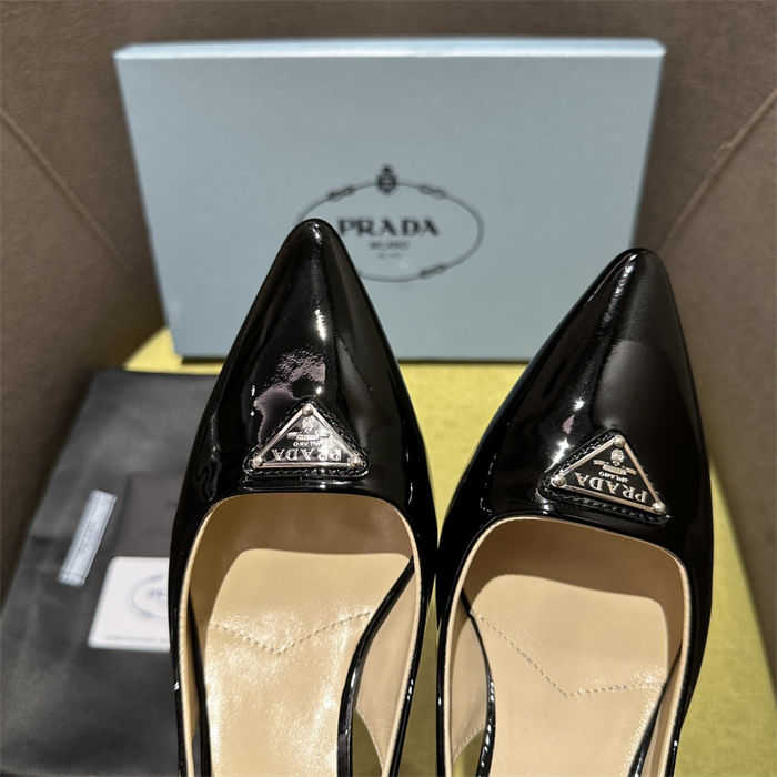 Prada slingback Pumps 55MM Patent