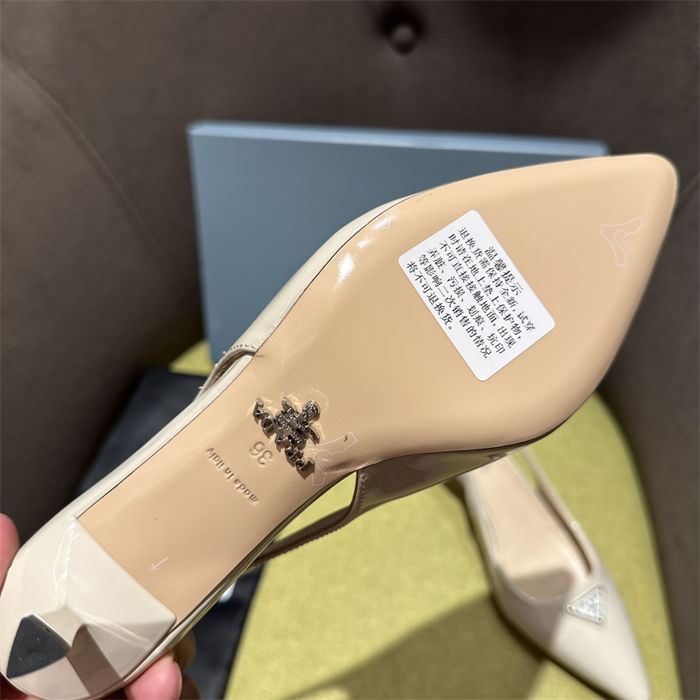 Prada slingback Pumps 55MM Patent