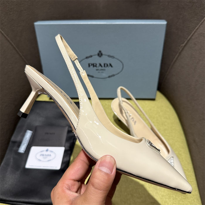 Prada slingback Pumps 55MM Patent