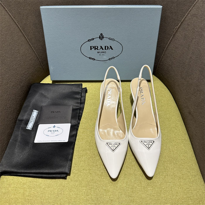 Prada slingback Pumps 55MM Patent