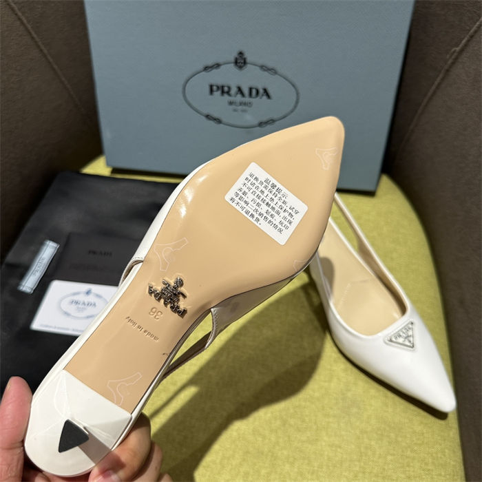 Prada slingback Pumps 55MM Patent