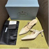 Prada Mules High-heeled 55MM Patent