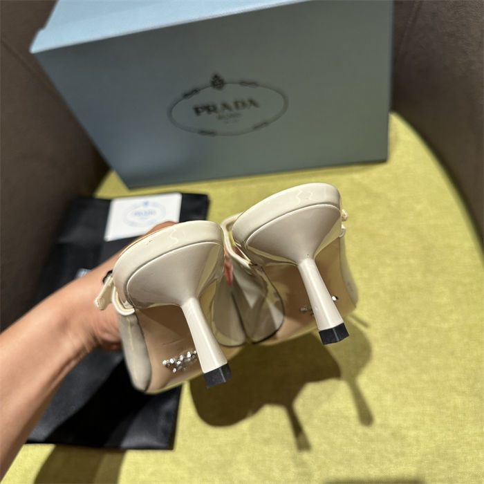 Prada Mules High-heeled 55MM Patent