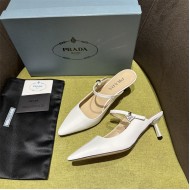 Prada Mules High-heeled 55MM Patent