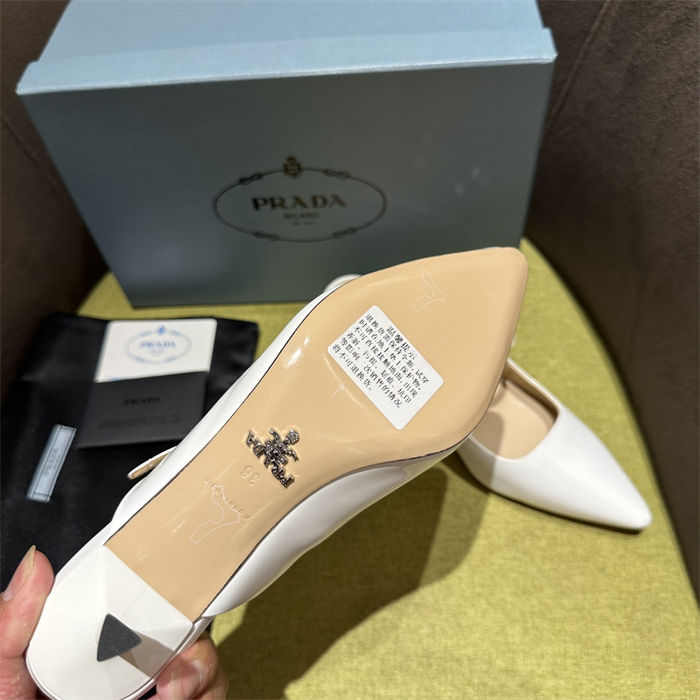 Prada Mules High-heeled 55MM Patent