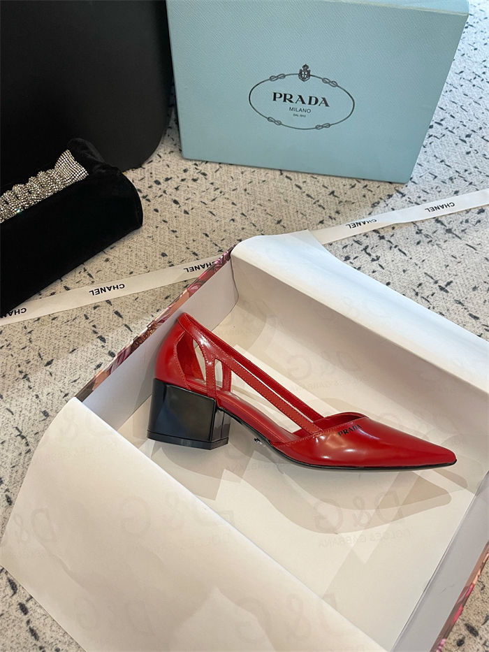 Prada Cut-Out Pumps 55MM