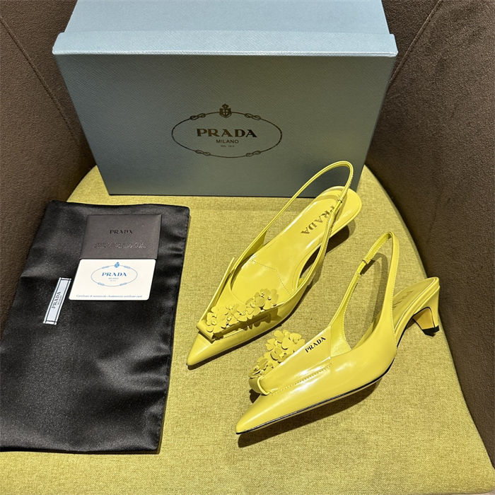 Prada Slingback Pumps 45MM Fold #4681