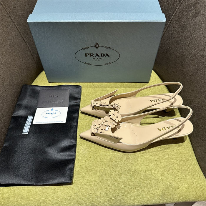 Prada Slingback Pumps 45MM Fold #4681