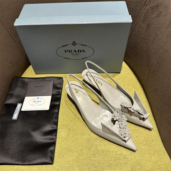 Prada Slingback Pumps 45MM Fold #4681