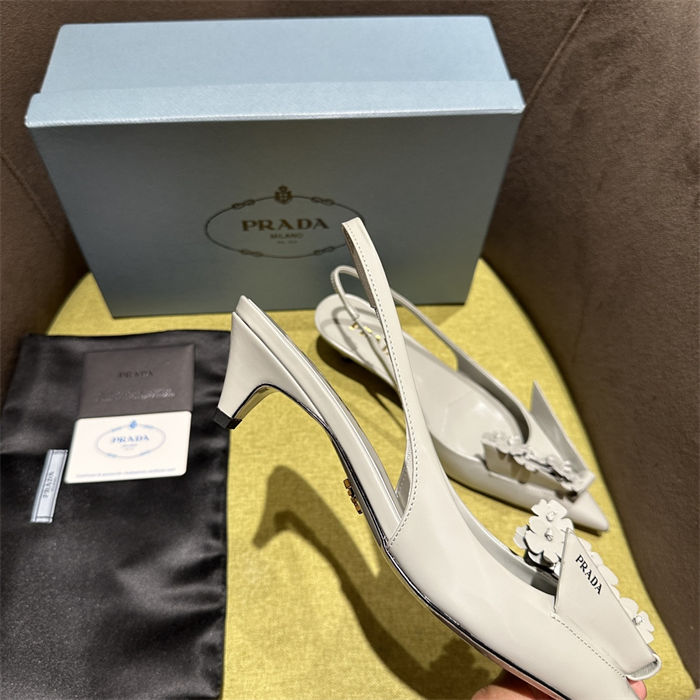 Prada Slingback Pumps 45MM Fold #4681