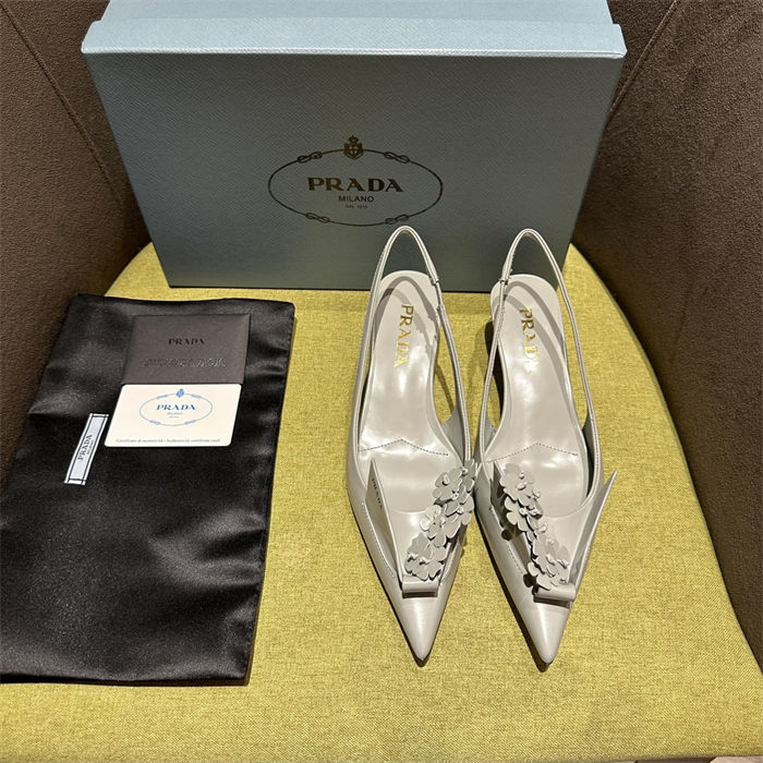 Prada Slingback Pumps 45MM Fold #4681