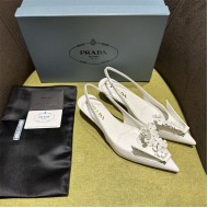 Prada Slingback Pumps 45MM Fold #4681