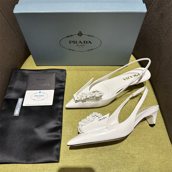 Prada Slingback Pumps 45MM Fold #4681