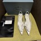 Prada Slingback Pumps 45MM Fold #4681