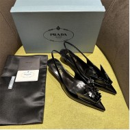 Prada Slingback Pumps 45MM Fold #4681