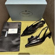 Prada Slingback Pumps 45MM Fold #4681