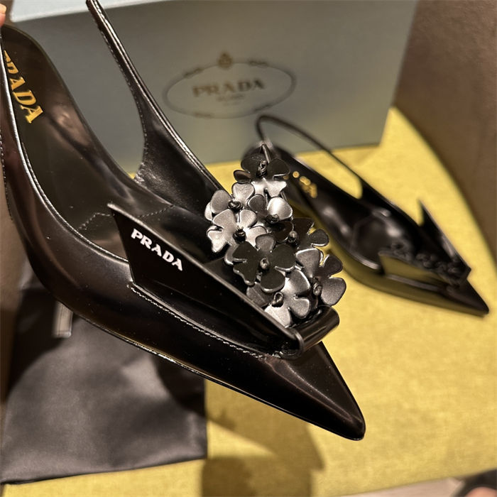 Prada Slingback Pumps 45MM Fold #4681