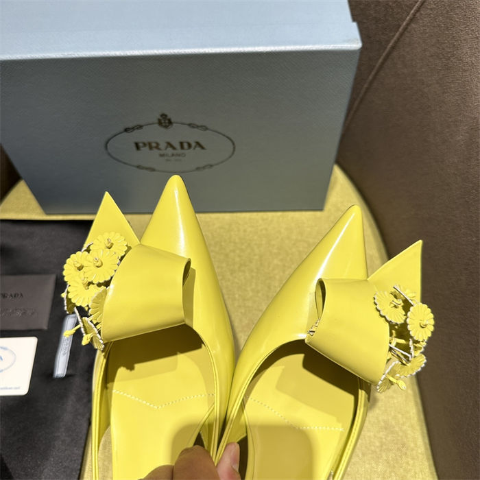 Prada Slingback Pumps 45MM Fold #4682