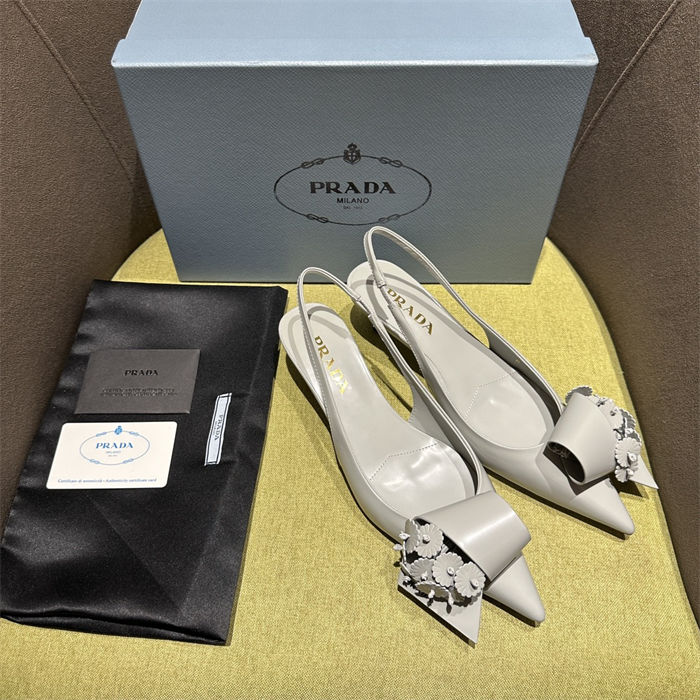 Prada Slingback Pumps 45MM Fold #4682