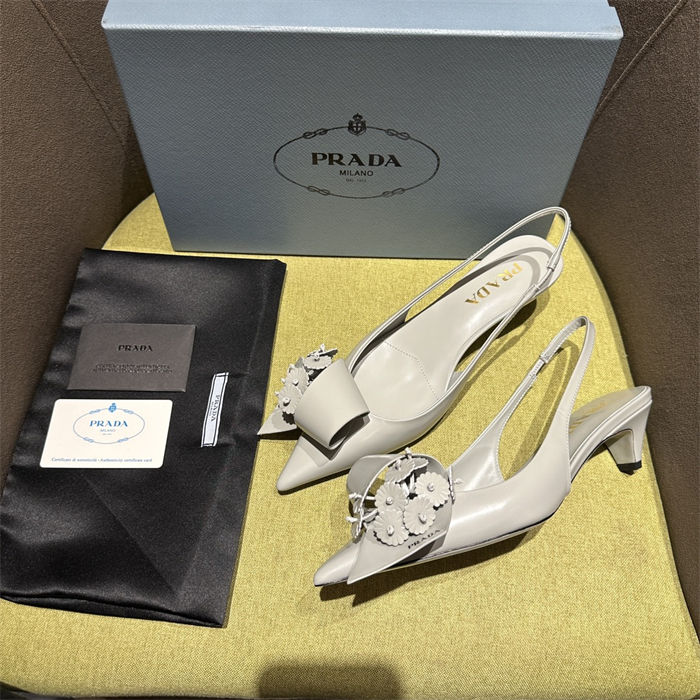 Prada Slingback Pumps 45MM Fold #4682