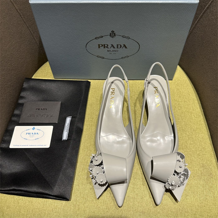 Prada Slingback Pumps 45MM Fold #4682