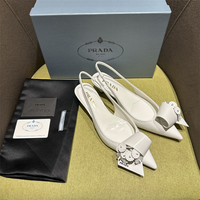 Prada Slingback Pumps 45MM Fold #4682