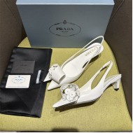 Prada Slingback Pumps 45MM Fold #4682