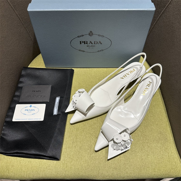 Prada Slingback Pumps 45MM Fold #4682