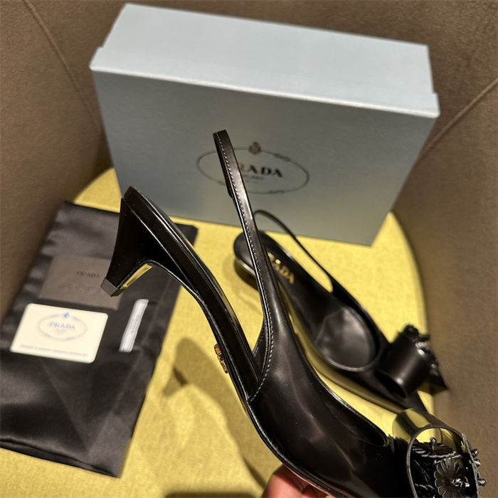 Prada Slingback Pumps 45MM Fold #4682