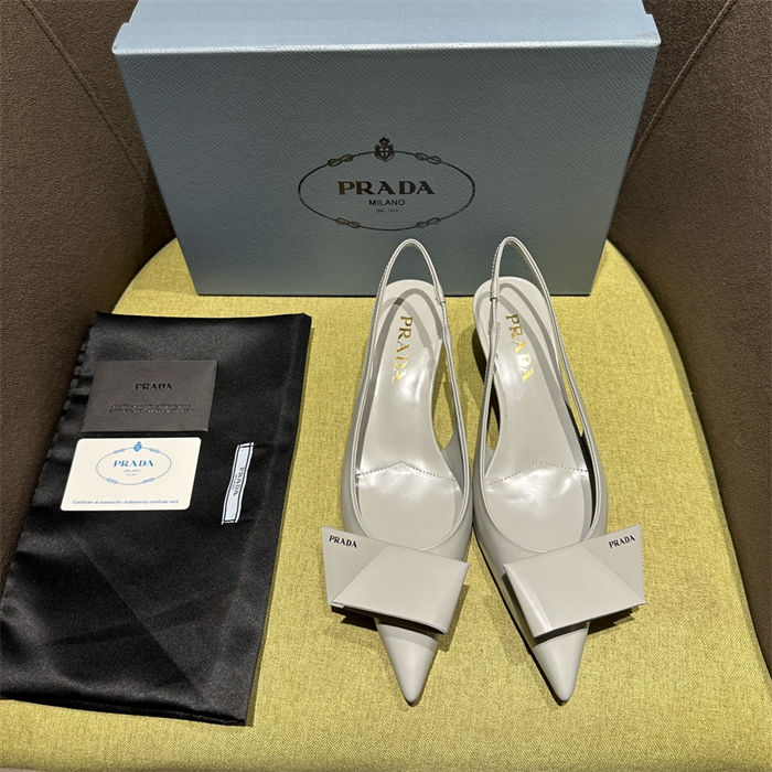 Prada Slingback Pumps 45MM Fold #4683