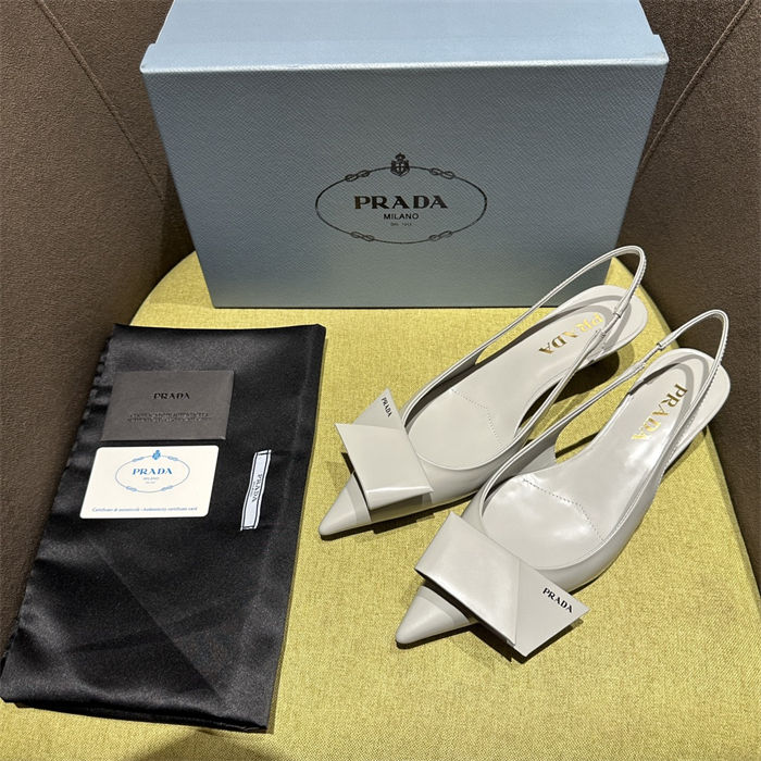 Prada Slingback Pumps 45MM Fold #4683