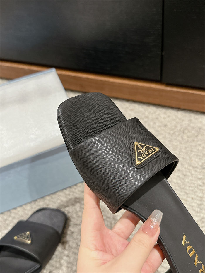 Prada Logo Slides Sandals 35MM