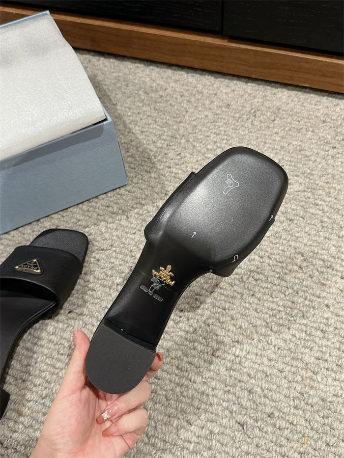 Prada Logo Slides Sandals 35MM