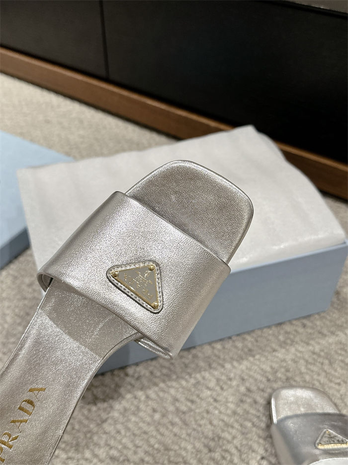 Prada Logo Slides Sandals 35MM