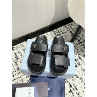 Prada Logo Slides Sandals