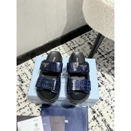 Prada Logo Slides Sandals