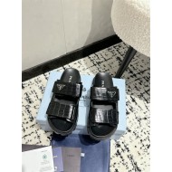 Prada Logo Slides Sandals