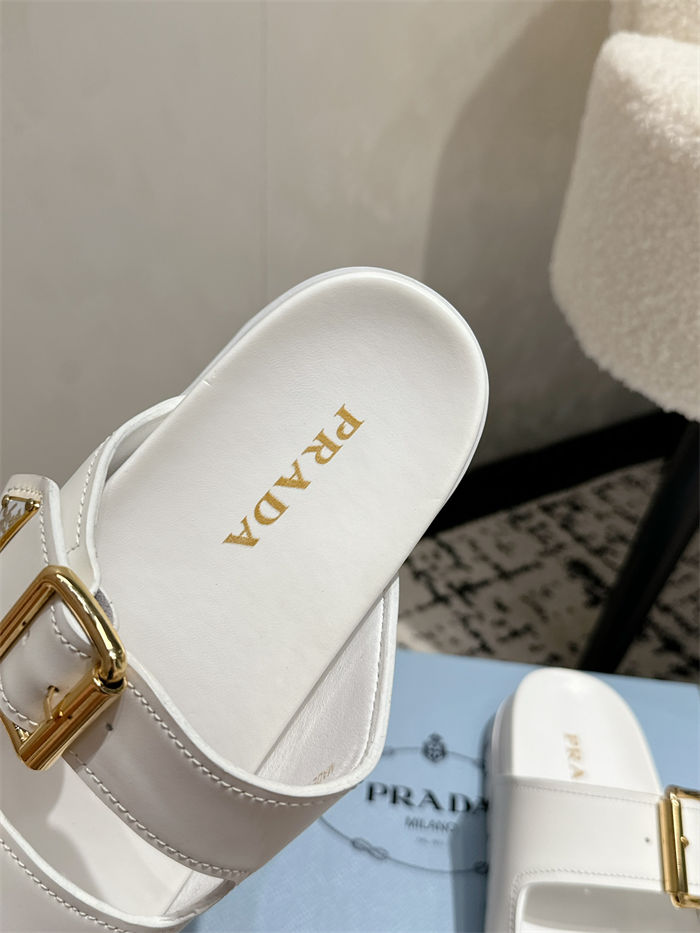 Prada Strap Slides Sandals