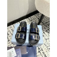 Prada Strap Slides Sandals