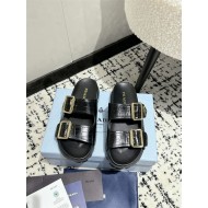 Prada Strap Slides Sandals