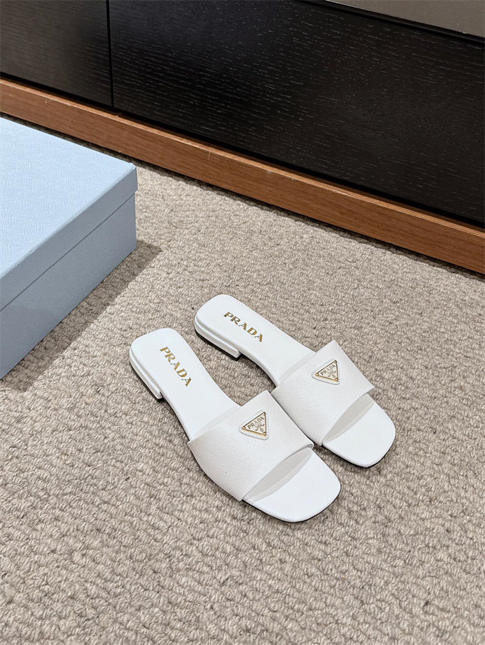 Prada Logo Slides Sandals 15MM