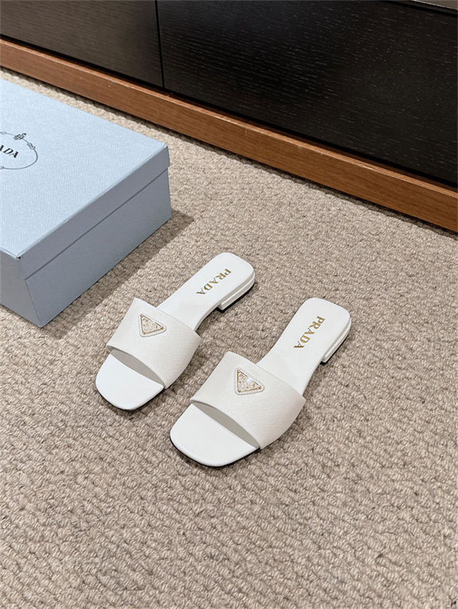 Prada Logo Slides Sandals 15MM