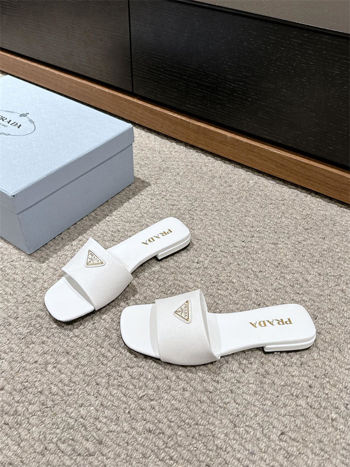 Prada Logo Slides Sandals 15MM