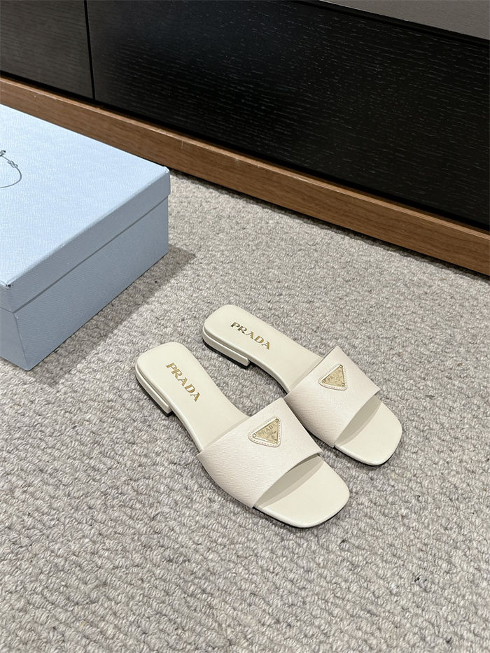 Prada Logo Slides Sandals 15MM