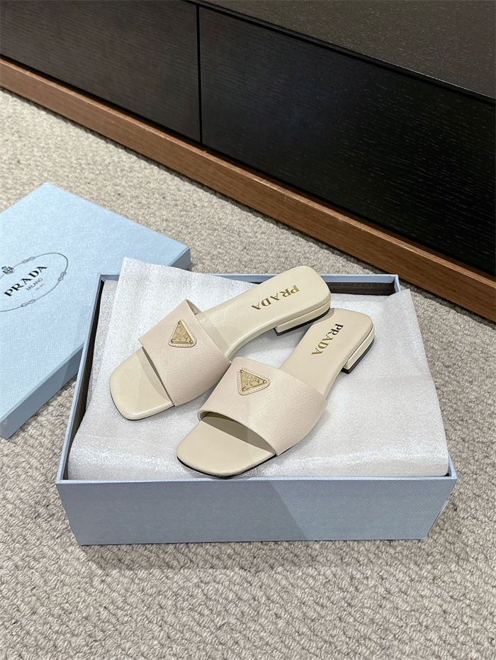 Prada Logo Slides Sandals 15MM