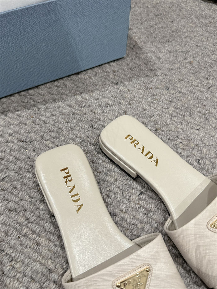 Prada Logo Slides Sandals 15MM