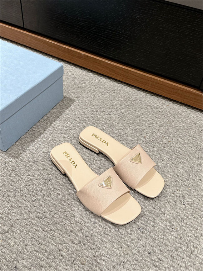 Prada Logo Slides Sandals 15MM