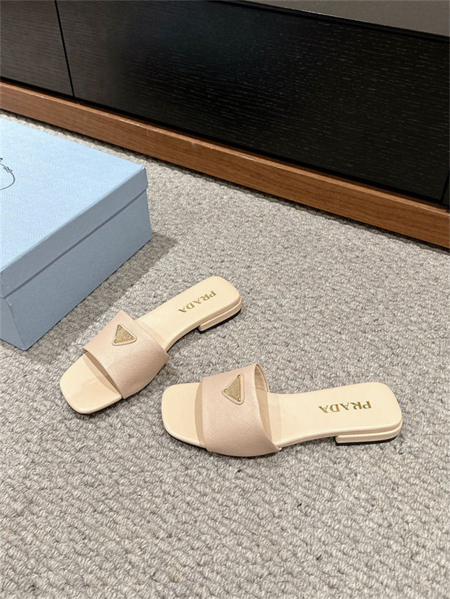 Prada Logo Slides Sandals 15MM