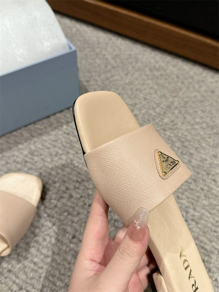 Prada Logo Slides Sandals 15MM