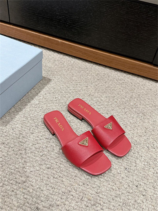 Prada Logo Slides Sandals 15MM